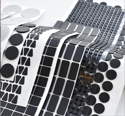 Cutting Service Self Adhesive Black Silicone Pad with EVA Rubber and Custom