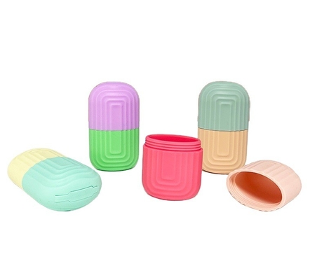 Silicone Face Ice Cube Facial Contouring Ice Mold Roller for Sustainable Ice Cream Tools