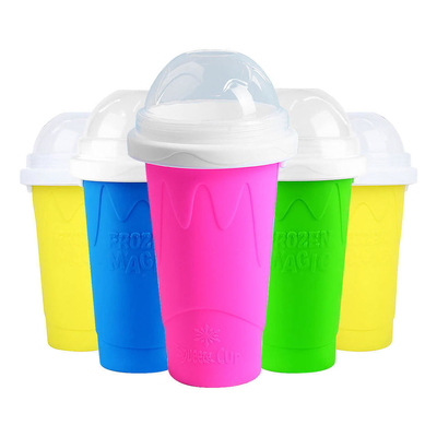 Lid DIY Slushie Maker Cup Magic Slushy Maker Squeeze Cup Summer Quick Frozen Cooling Smoothie Pinch Cup