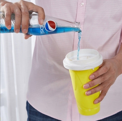 Lid DIY Slushie Maker Cup Magic Slushy Maker Squeeze Cup Summer Quick Frozen Cooling Smoothie Pinch Cup