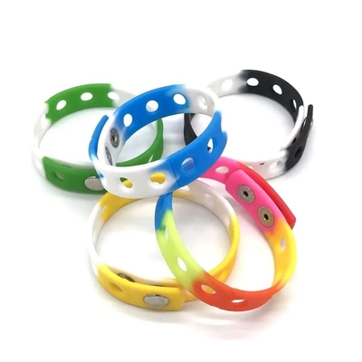 Kids' Custom Cartoon Silicone Bracelets Colorful Wristbands for Boys and Girls 21cm