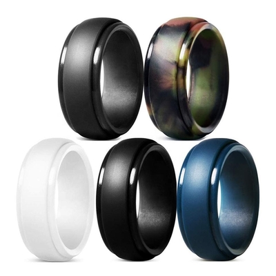 Processing Service Moulding OEM Bap Free Non-Toxic Silicone Wedding Single Ring For Man