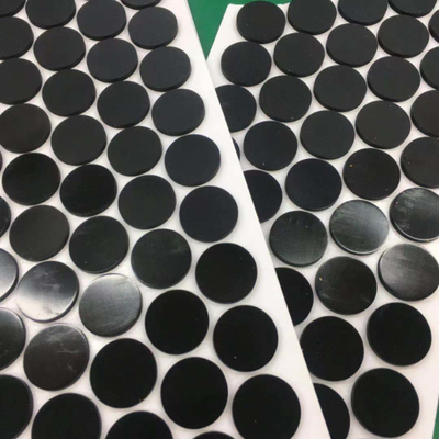 Custom Silicone Pad for Moulding Processing Service Transparent Black Mesh Rubber Foot