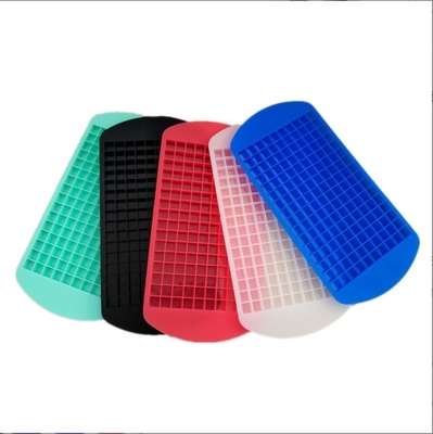 Stocked Silicone Mini Ice Cube Tray for Food Grade 160 Cavity Small Square Ice Maker