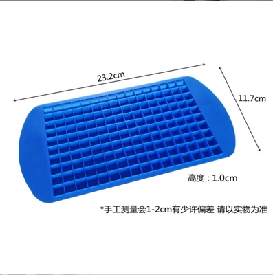 Stocked Silicone Mini Ice Cube Tray for Food Grade 160 Cavity Small Square Ice Maker