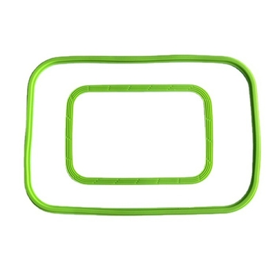 Customized Square Lunch Box Silicone Seal Ring for Toughened Glass Bowl and Fresh Box