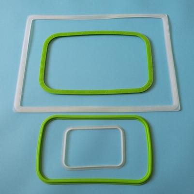 Customized Square Lunch Box Silicone Seal Ring for Toughened Glass Bowl and Fresh Box