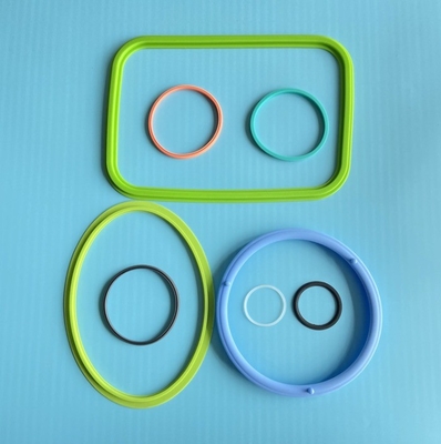 Customized Square Lunch Box Silicone Seal Ring for Toughened Glass Bowl and Fresh Box