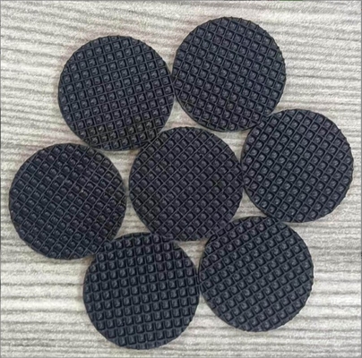 Custom Size Black Mesh Silicone Rubber Moulding Gasket with Self-Adhesive Foot Pad