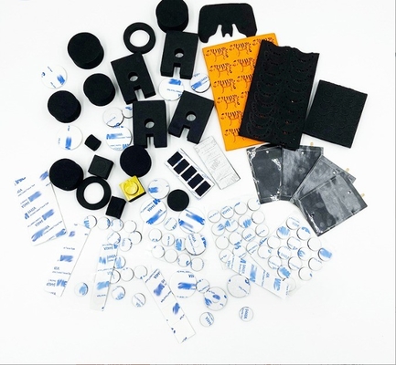 Moulding Processing Service Custom Self Adhesive Backed EVA Felt Rubber Feet Bumper Pads