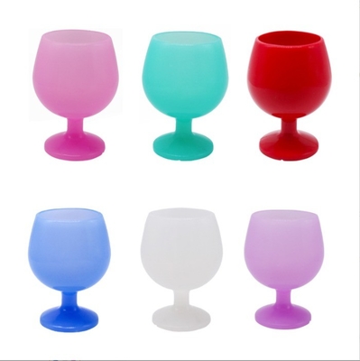 Travel Creative Disposable Silicone Wine Cup for Outdoor Camping Standing Goblet