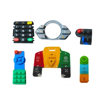 Processing Service Moulding Silicone Rubber Button Customized Push Button Switch