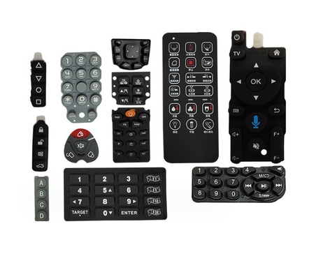 Processing Service Moulding Silicone Rubber Button Customized Push Button Switch