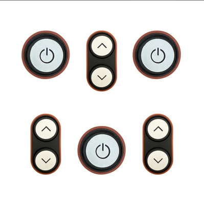 Silicone Rubber Keypads with Moulding Processing Service and Customized Design