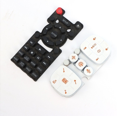 Silicone Rubber Keypads with Moulding Processing Service and Customized Design