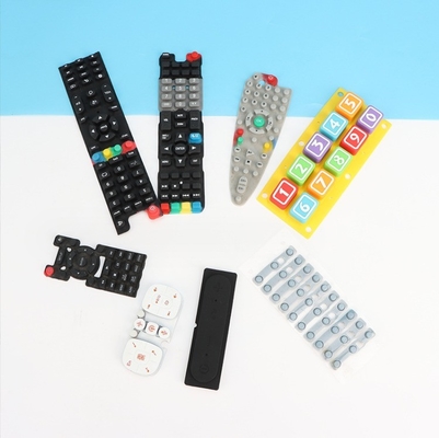 Silicone Rubber Keypads with Moulding Processing Service and Customized Design