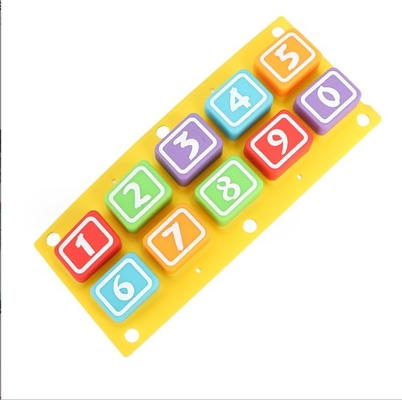 Silicone Rubber Keypads with Moulding Processing Service and Customized Design