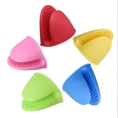 Food Grade Silicone Oven Mitt Heat Resistant Mini Pot Holder for Baking Cooking Accessories