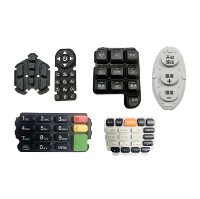 Customized Mobile Phones Silicone Rubber Key Pad with Carbon Pill EPDM NBR NR Material