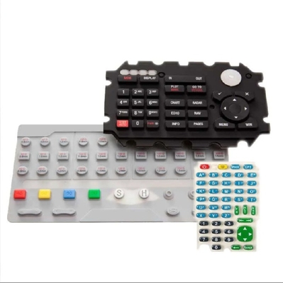 Colorful Keypad Keyboard Silicone Rubber Membrane Switch with Customized EPDM NR NBR