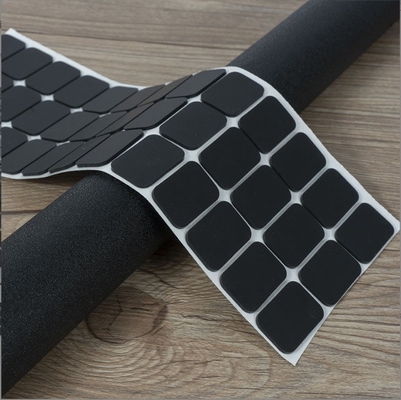 Cutting Service Self Adhesive Black Silicone Pad with EVA Rubber and Custom