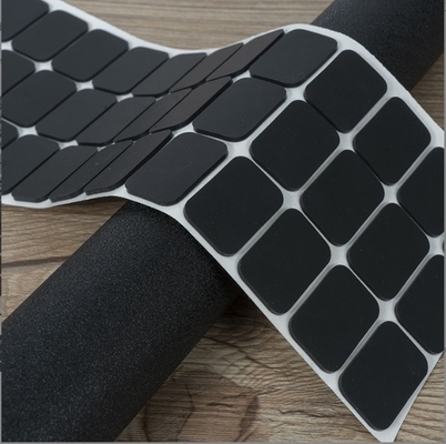 Cutting Service Self Adhesive Black Silicone Pad with EVA Rubber and Custom
