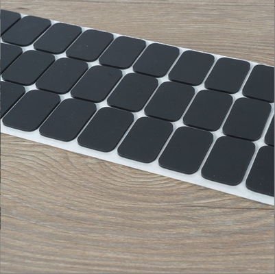 Cutting Service Self Adhesive Black Silicone Pad with EVA Rubber and Custom