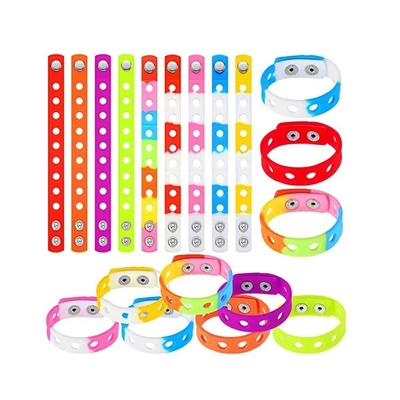 Hot Seller Kids Silicone Rubber Bracelet Charms for Education Target End User 21cm