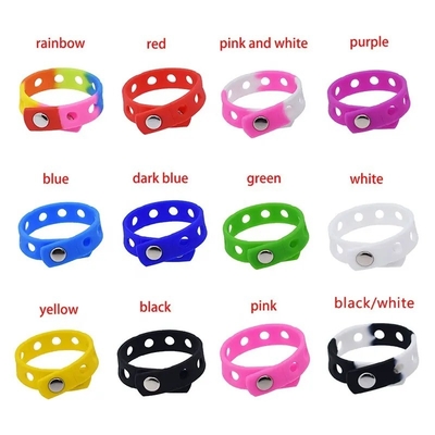 Silk Screen Printing Custom Logo Scented Silicone Bracelet for Other Activities Usage