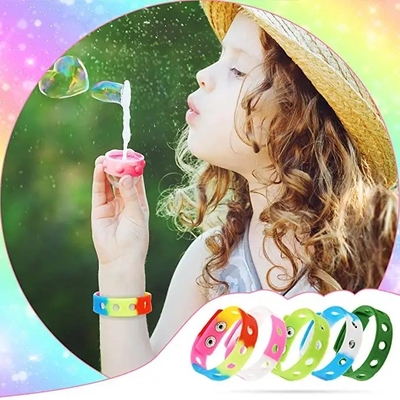 Silk Screen Printing Custom Logo Scented Silicone Bracelet for Other Activities Usage