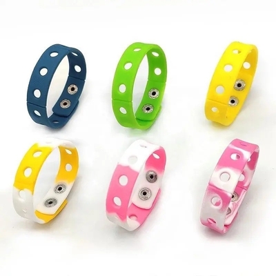 Silk Screen Printing Custom Logo Scented Silicone Bracelet for Other Activities Usage