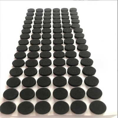 Custom Size Furniture Accessories EVA Rubber Sofa Table Legs Pads with Self Adhesive