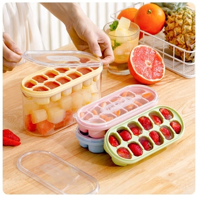 Food Grade Silicone Ice Cube Mold for Large Capacity Storage in Household Refrigerators