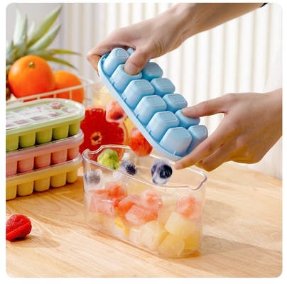 Food Grade Silicone Ice Cube Mold for Large Capacity Storage in Household Refrigerators