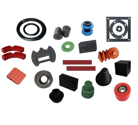Customized Silicone EPDM NBR NR Rubber Parts Moulding for Various Industrial Needs