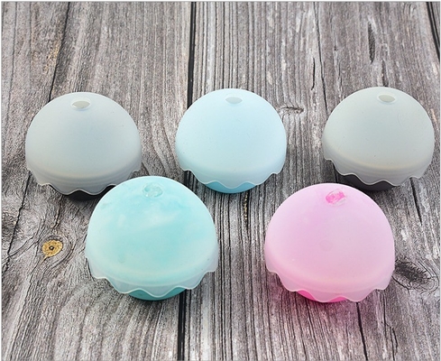 Custom Food Grade Silicone Ice Cube Ball Wine Round Ice Sphere Ball Whiskey Ice Ball Mold Maker