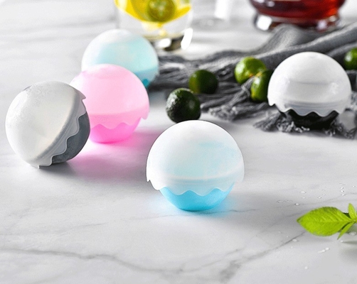 Silicone Ice Ball Maker for 100% Food Grade Silicone Reusable Portable Sphere Round Shape