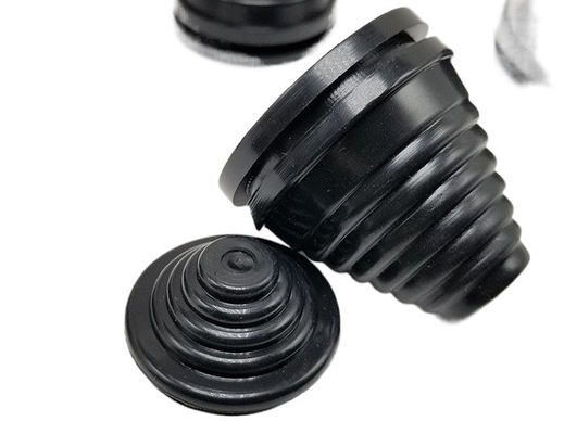 Silicone EPDM NR NBR Black Tapered Rubber Grommets Customized Moulding for Cable Wiring
