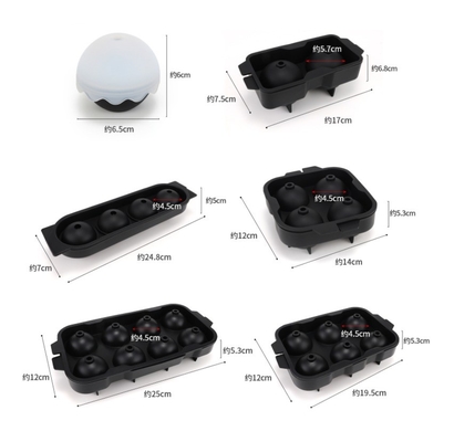 Silicone Round Ice Cube Ball Drinking Wine Tray Bar Ice ball Maker Mold Sphere Mold for Party Festival