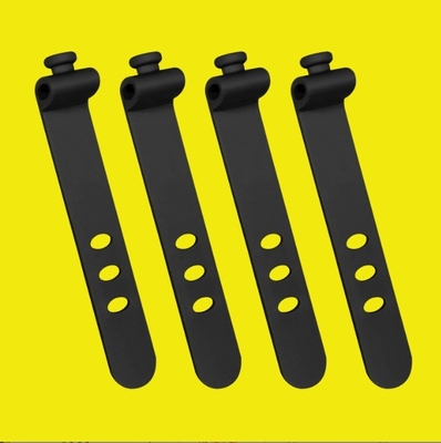 MVQ Custom Moulding Silicone Rubber Molded Part for Multifunctional Adjustable Cable Band