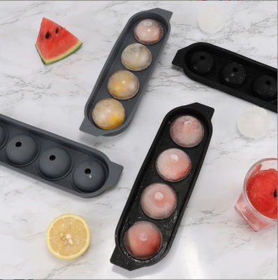 Stocked Hot Easy Release Whiskey Silicone Ice Reusable Sphere Ball Cube Tray Ice Mold Ice Ball Maker