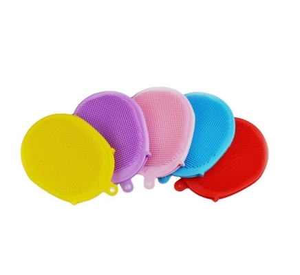 Custom SBR Silicone Molded Part for Food Grade Dish Washing Brush and Vegetable Washing