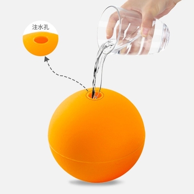 Ice Cream Makers S M L 5 6 7 cm Silicone Hockey Ball Printable Logo Single Hole
