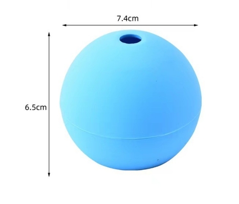 Kitchen Tool Ice Cream Makers Type Silicone Ice Ball Mold for Single Hole Soft Rubber