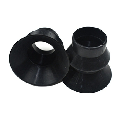 MVQ Custom Compression Molded Flexible Corrugated Silicone Rubber Bellows for Moulding
