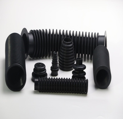 Custom NBR Rubber Bellow for Dustproof Protection in Moulding Processing Service