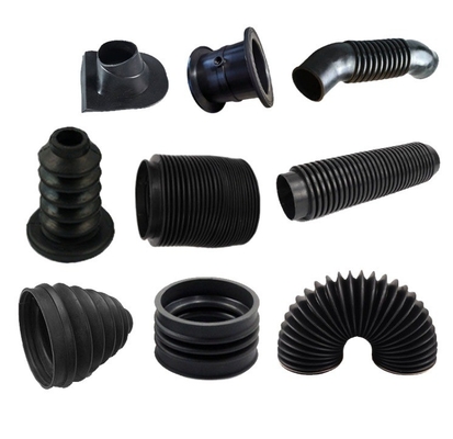 Professional of Custom FKM Molded Silicone Cover Rubber Bellows for Various Industries
