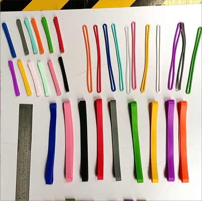 Elastic Silicone Rubber Winding Belt for Lunch Box Colorful Cutting Service Binding