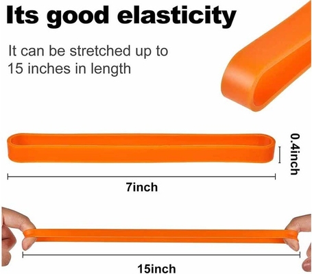 Elastic Silicone Rubber Winding Belt for Lunch Box Colorful Cutting Service Binding