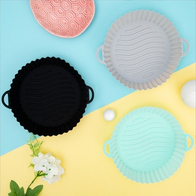 Silicone Air Fryer Pot for Baking Dishes Pans Reusable Silicon Oven Pan
